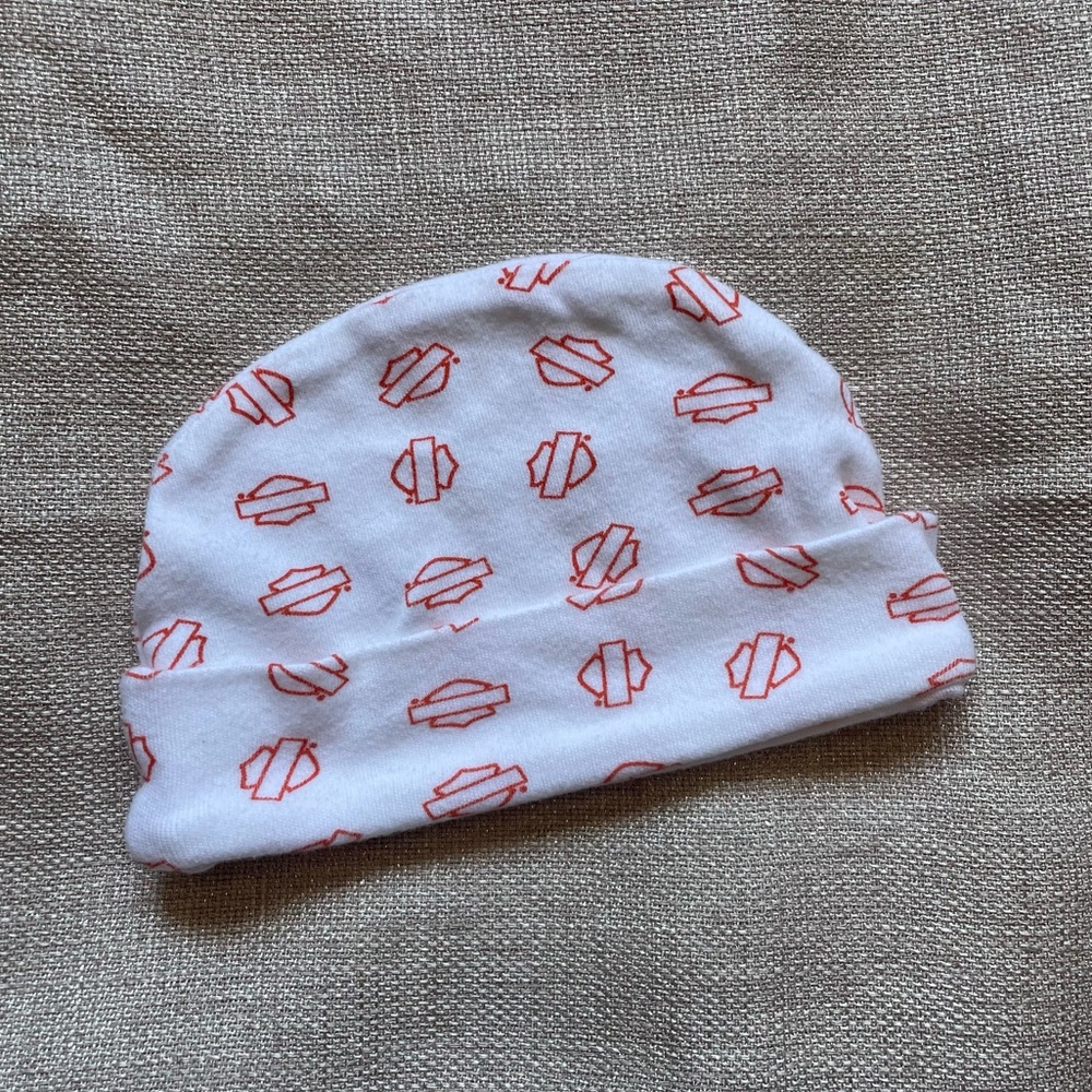 Harley Davidson Baby Skull Cap 3-6 months